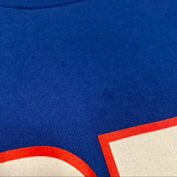 Mens New York Giants Mets Royal Blue T Shirt Baseball Football MLB NFL - Picture 3 of 4